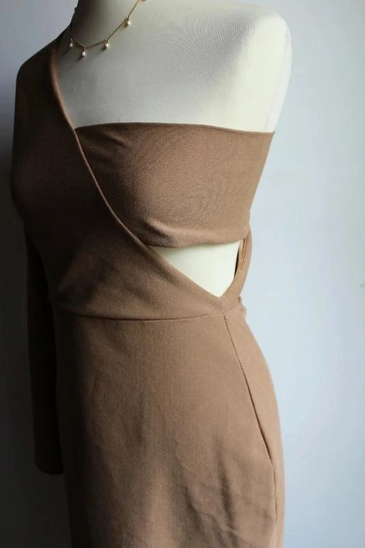 Beige asymmetrical Missguided dress – photo 5